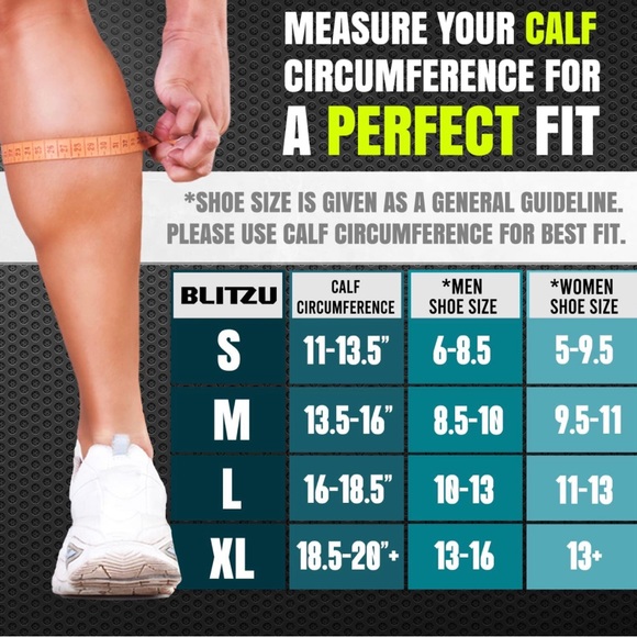 Brand New BLITZU Compression Socks For Women & Men Support Socks For Circulation - Picture 4 of 4